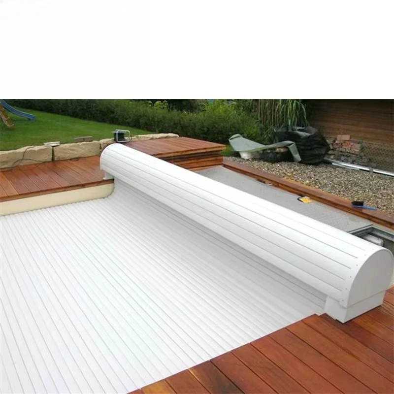 Pool Cover Reel Above Ground - Otomatik Elektrikli Geri Çekilebilir Güvenlikli Yüzme