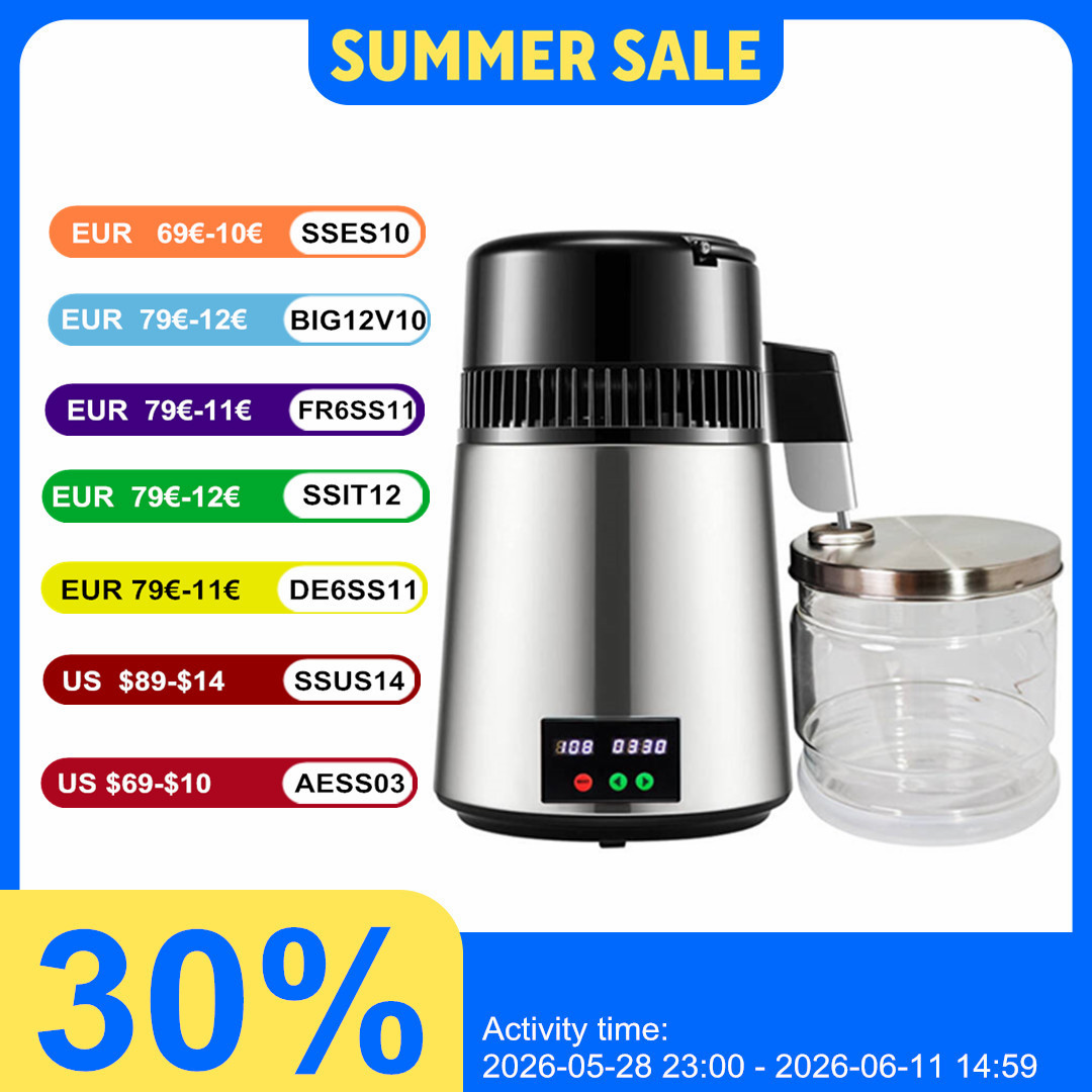 Salt Water Chlorinator Cell - Su Damıtma Cihazı 4 L Damıtılmış