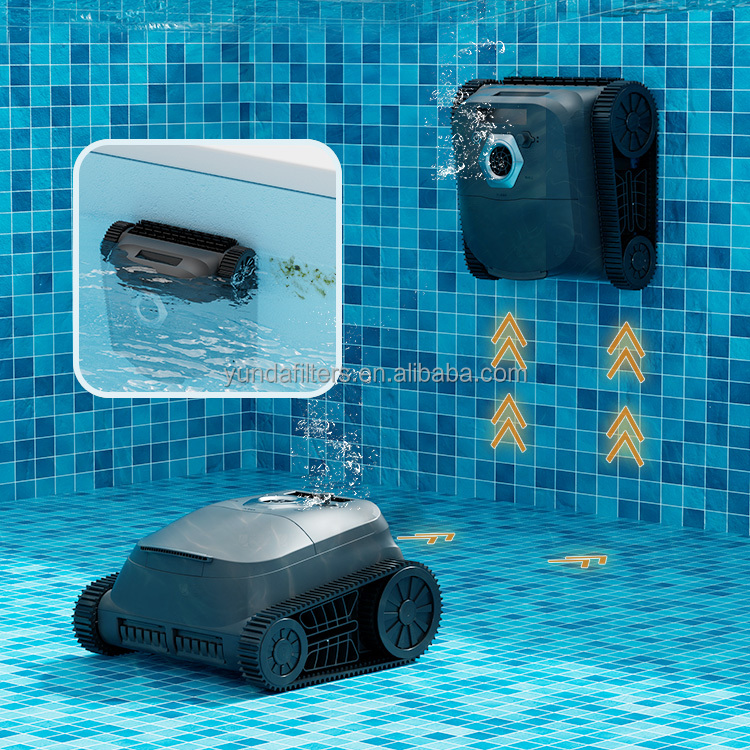 Robotic Pool Cleaner Wall Climbing - Otomatik Havuz Robotu Temizleyici Yüzme Havuzu