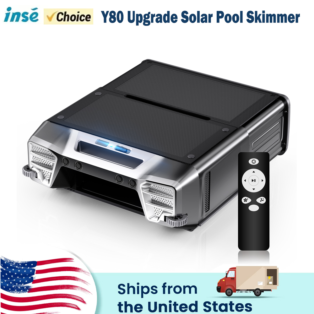 Pool Robot Cleaner Cordless - Y80 Solar Havuz Skimmer'ı Uzaktan Kumandalı