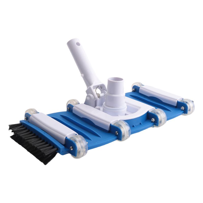 Pool Vacuum Head Brush - A89E-Havuz Temizleme Kiti- Yan Fırçalı, Tekerlekli,