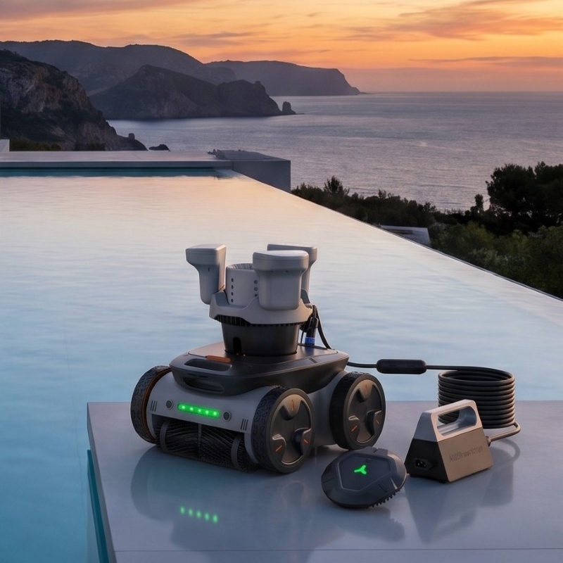 Pool Robot Cleaner Cordless - Addotron Fabrika Çıkışlı Kablosuz Havuz Robotu