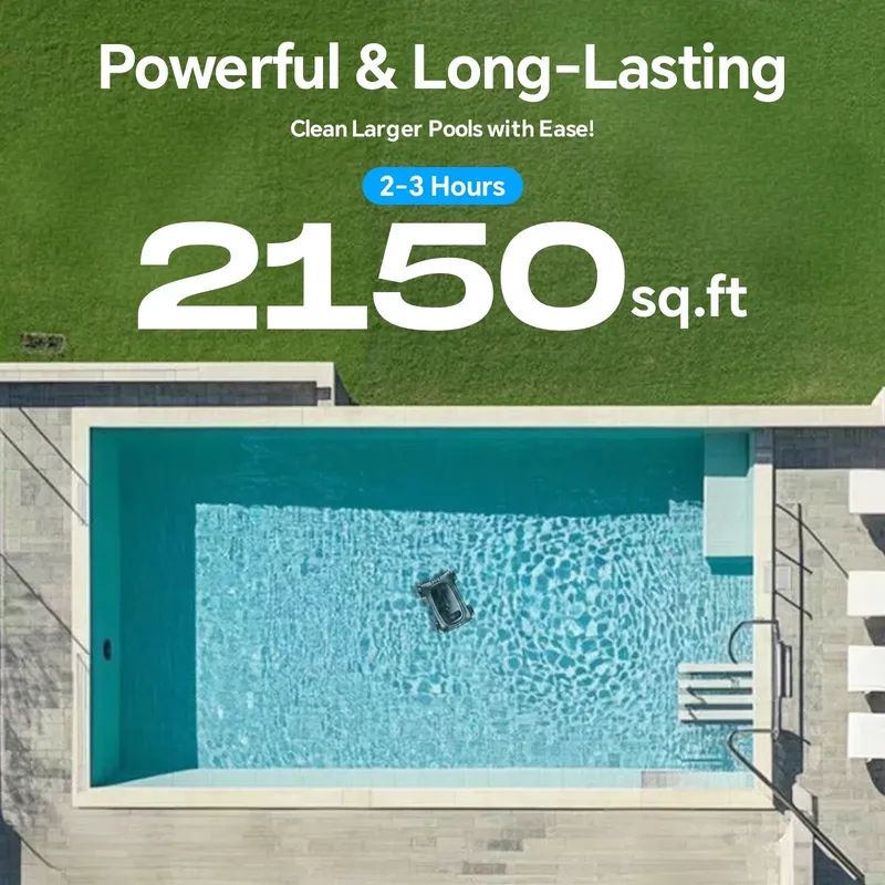 [2000 Metrekareye Kadar] Seaut - Pool Robot Cleaner Cordless incelemesi ve fiyatı