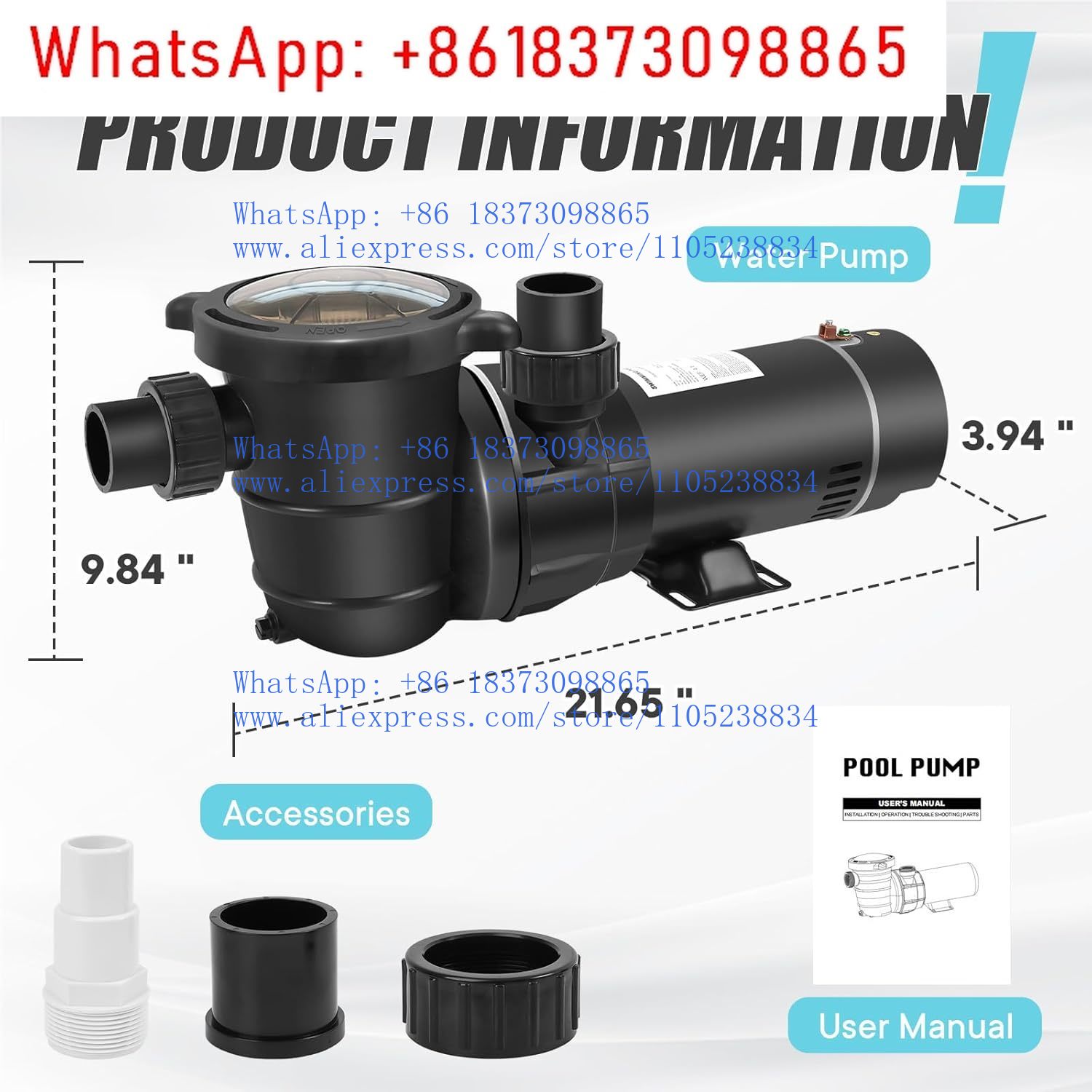 PureBy 2HP Değişken Hızlı 2 Vi - Pool Pump 2Hp Variable Speed incelemesi ve fiyatı