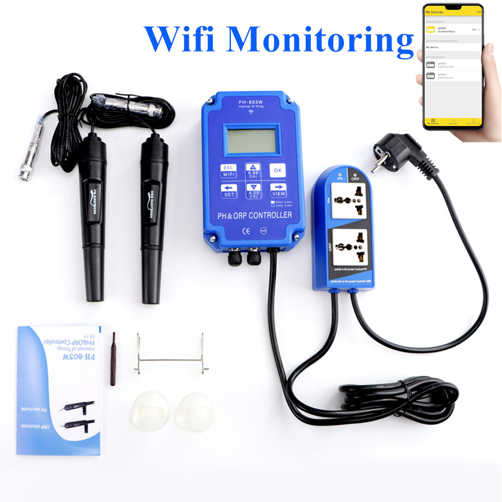 2 In 1 PH ORP Denetleyici PH-8 - Pool Test Kit Digital incelemesi ve fiyatı
