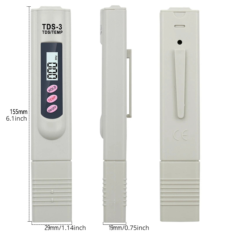 1/3 adet taşınabilir LCD dijit - Pool Test Kit Digital incelemesi ve fiyatı
