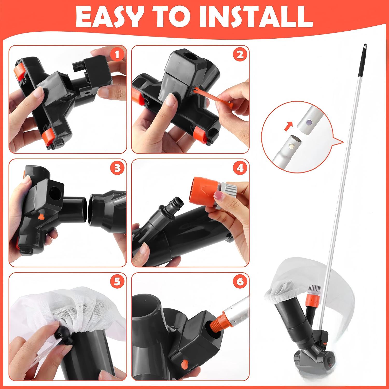 Havuz Temizleme Alet Seti, Der - Pool Vacuum Head Brush incelemesi ve fiyatı