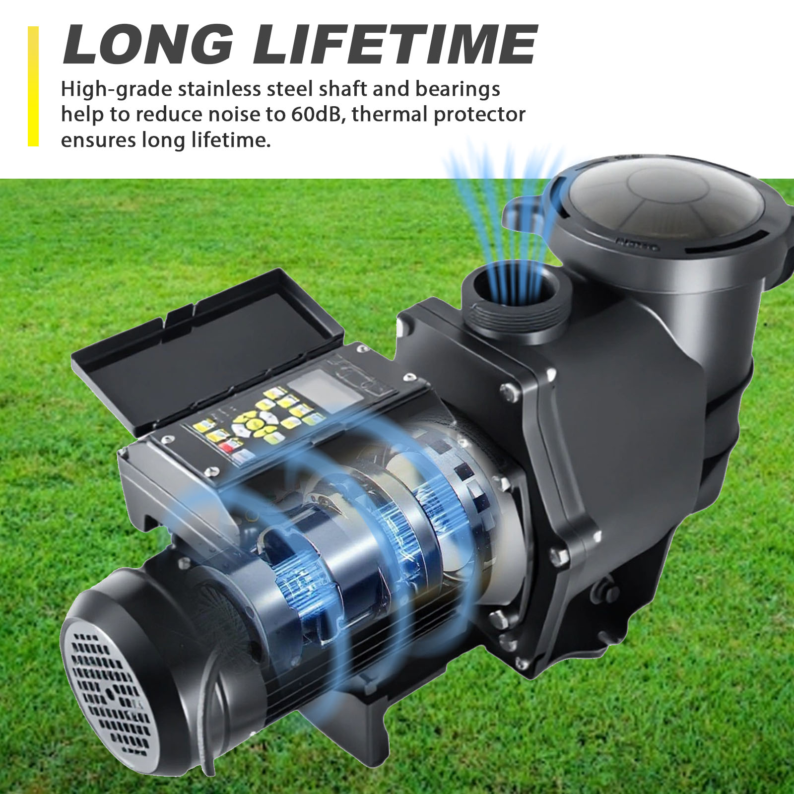 115V 220V 380V Jade Değişken H - Pool Pump 2Hp Variable Speed incelemesi ve fiyatı