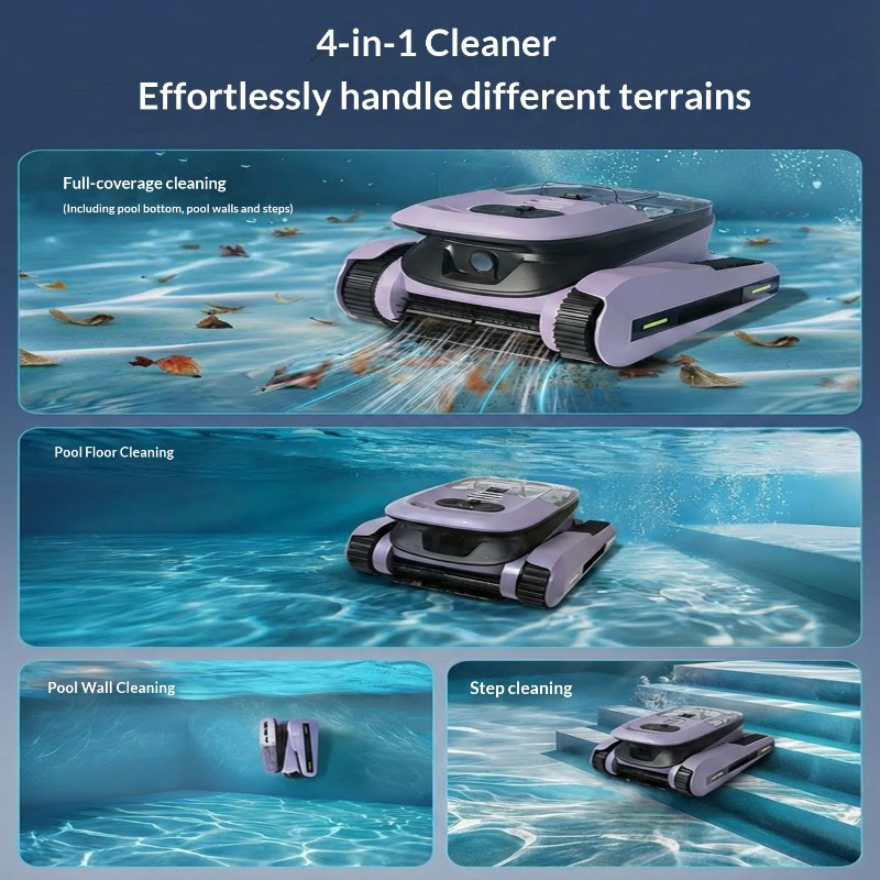 Akıllı Havuz Süpürme Robotu, T - Robotic Pool Cleaner Wall Climbing incelemesi ve fiyatı