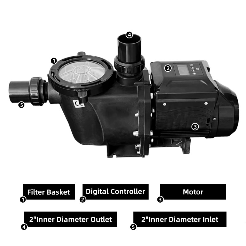 Sıcak Kaynaklar Büyük Ölçekli  - Pool Pump 2Hp Variable Speed incelemesi ve fiyatı