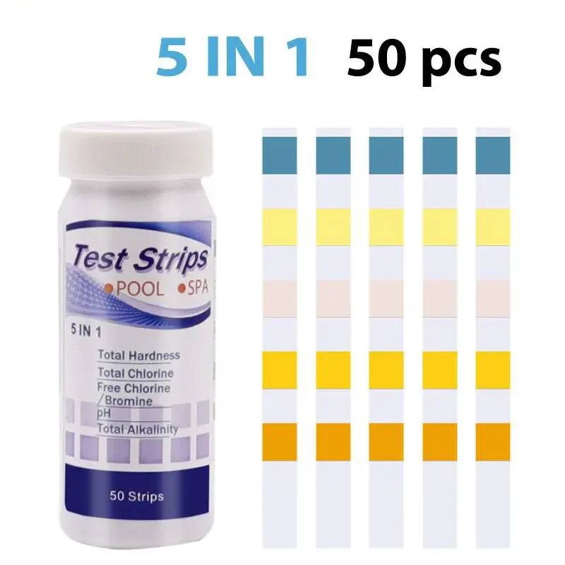 5 in 1 PH Test Şeritleri Çok A - Pool Test Kit Digital incelemesi ve fiyatı