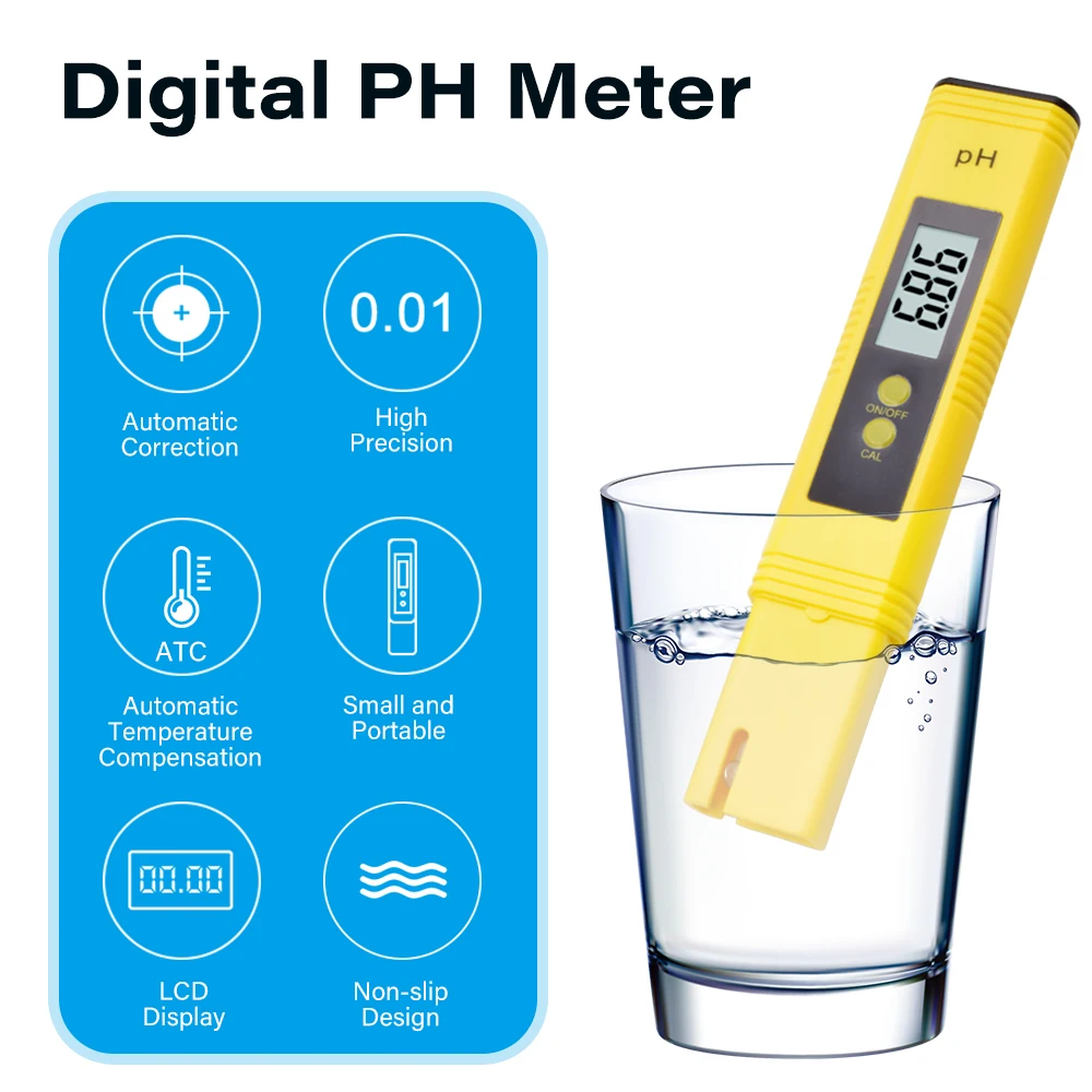 Dijital PH Test cihazı metre t - Pool Test Kit Digital incelemesi ve fiyatı