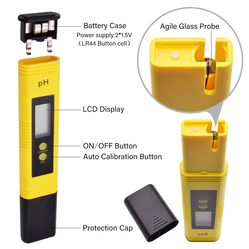 Dijital PH Test cihazı metre t - Pool Test Kit Digital incelemesi ve fiyatı