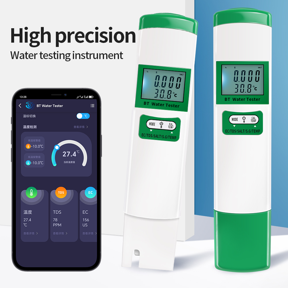 Bluetooth WIFI 5 in 1 PH TDS E - Pool Test Kit Digital incelemesi ve fiyatı