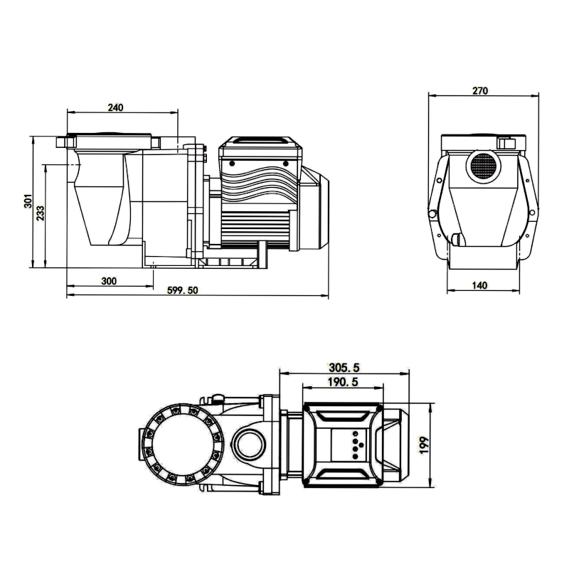 1/1.5/2/2.5/3 HP Değişken Hızl - Pool Pump 2Hp Variable Speed incelemesi ve fiyatı